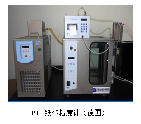 文本框: PTI纸浆粘度计（德国）